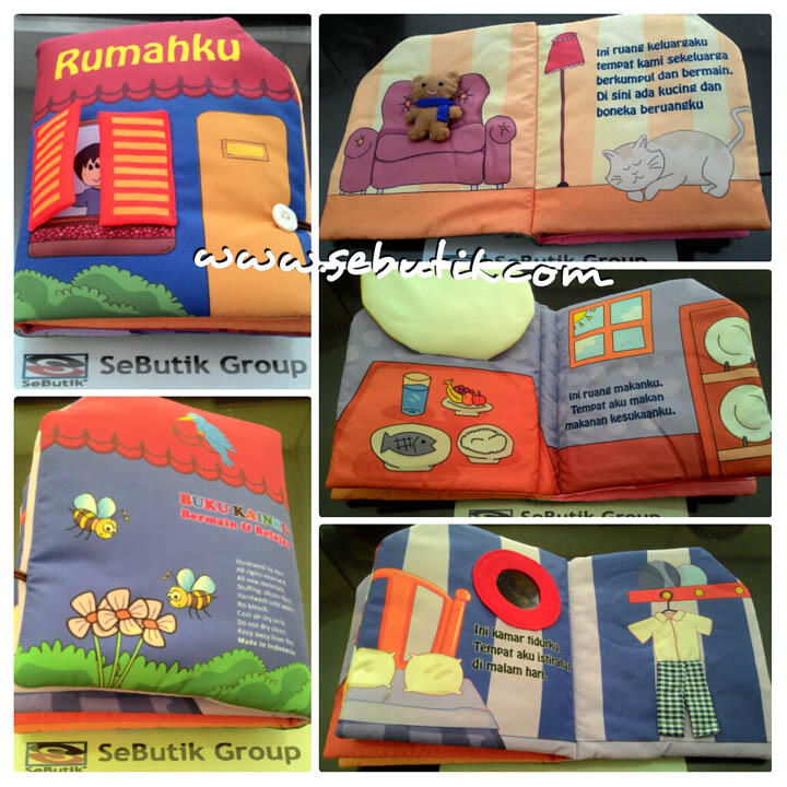 Buku Bantal Bayi Buku Kain Edukatif Group A