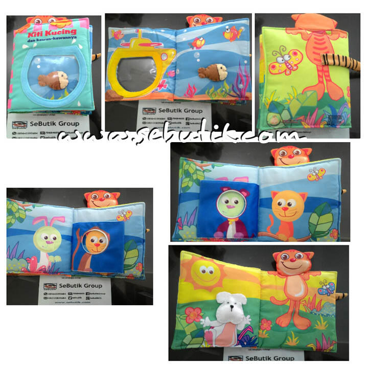Buku Bantal Bayi Buku Kain Edukatif Group A