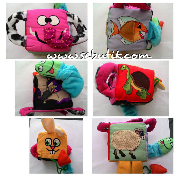 Buku Bantal Bayi Buku Kain Edukatif Group A