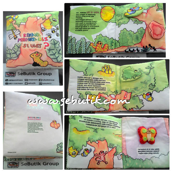 Buku Bantal Bayi Buku Kain Edukatif Group A