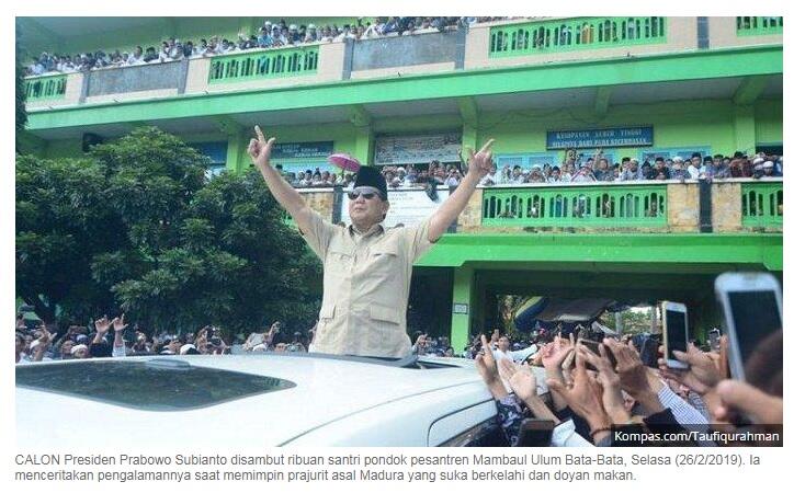 JanjiPrabowo: Sehari setelah Terpilih, SayaAkan Jemput HabibRizieq dgn PesawatPribadi