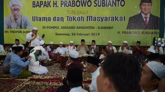 Beredar Video Prabowo 'Marah ke Ulama' di Sumenep, Ini Penjelasan BPN