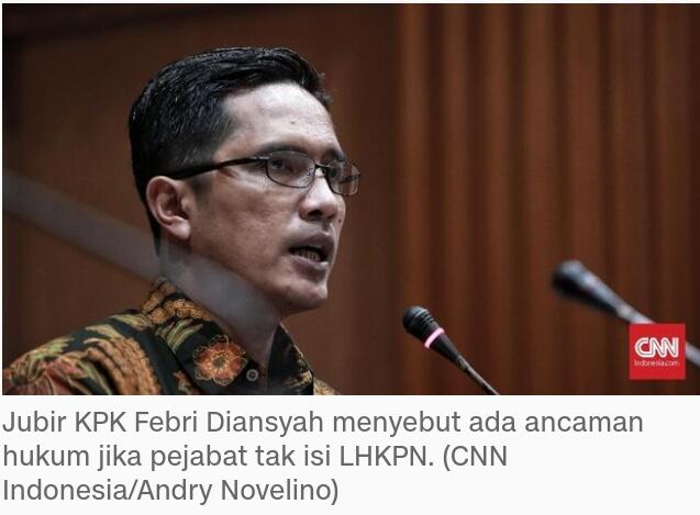 KPK: Kalau Mas Fadli Ada Waktu, Disarankan Lapor LHKPN