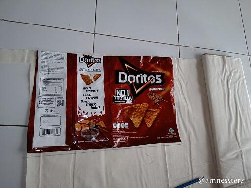 Daur Ulang Kemasan Snack Jadi Dompet