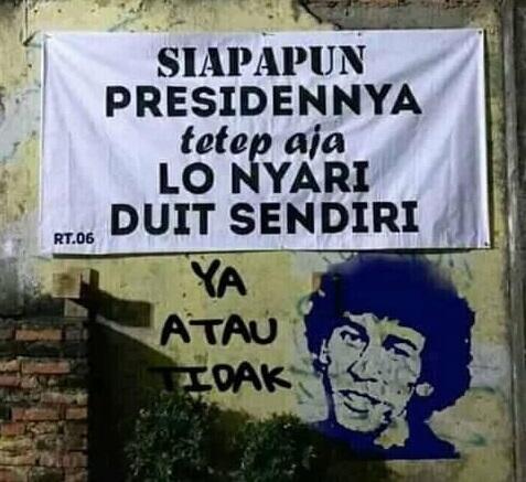 Fanatik berlebihan Pilpres 2019