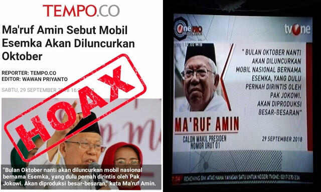 Ma'ruf Amin Sebut Pembuat Hoaks Itu Setan