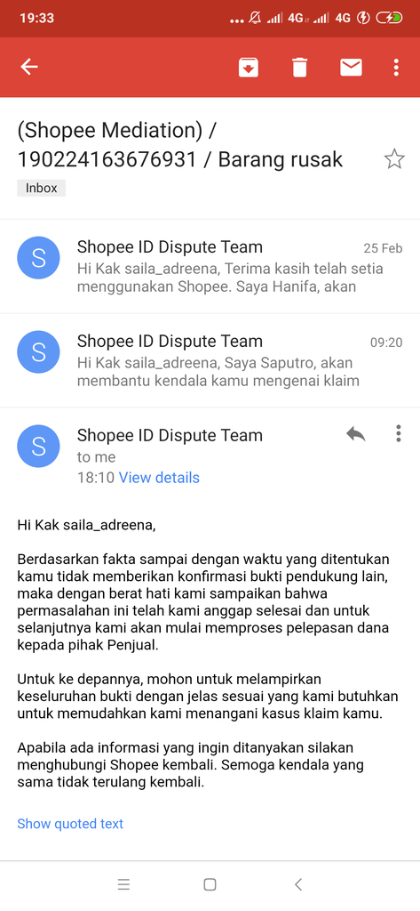 SHOPEE BERPIHAK KEPADA SELLER MEVIPRATIWI