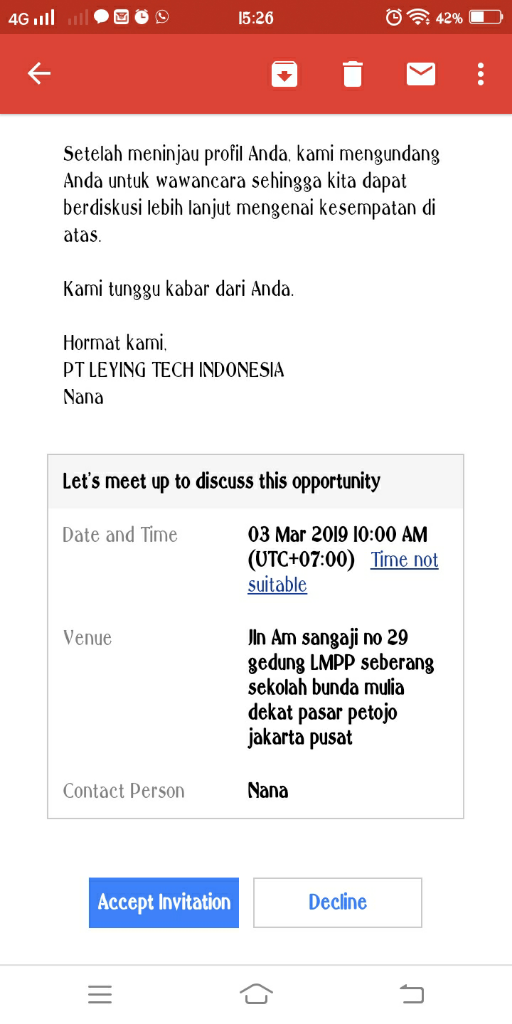 &#91;ASK&#93; PT. LEYING TECH INDONESIA, Ada Yang Taukah??