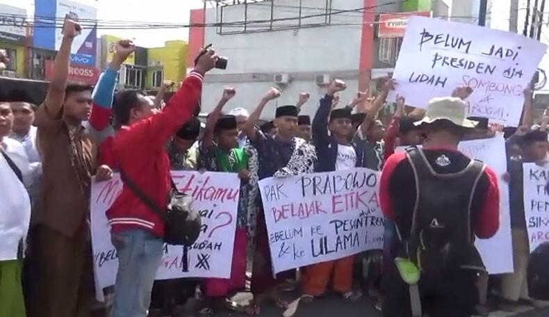 Barisan Gus dan Santri Jember Kecam Prabowo Marah-Marah di Depan Kiai