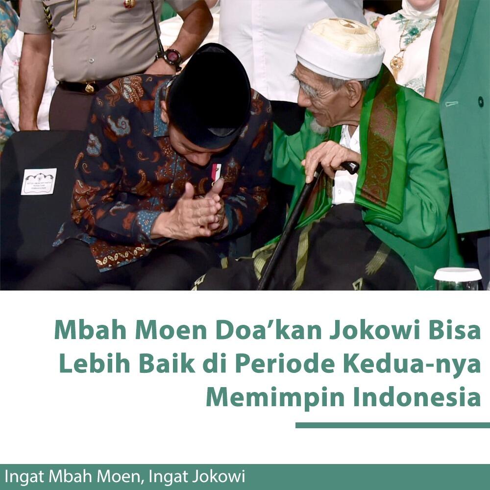 Maimoen Zubair Kembali Doakan Jokowi di Harlah PPP