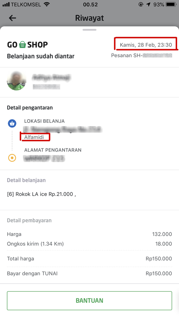 GOSHOP GOPAY GOJEK yang BURUK