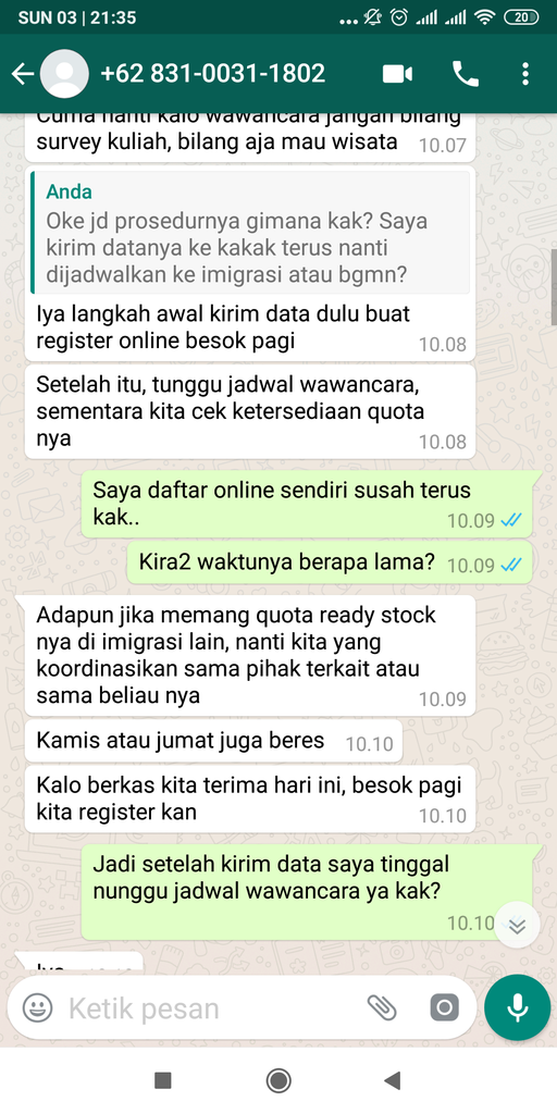 Hati hati dengan calo passport