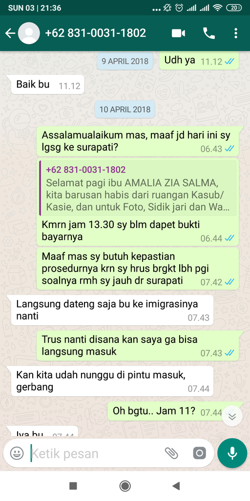 Hati hati dengan calo passport