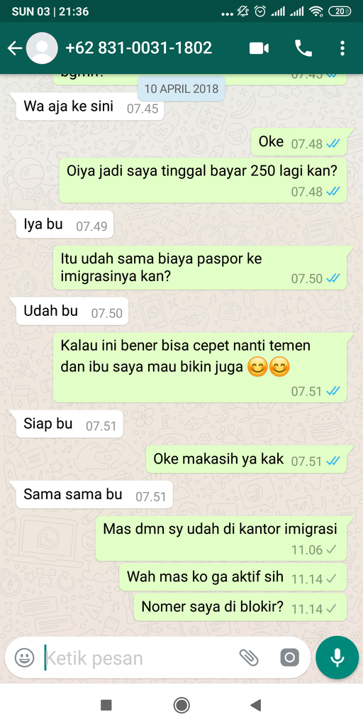 Hati hati dengan calo passport