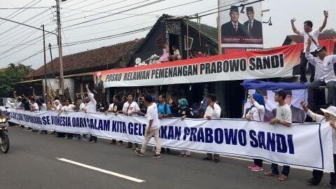 Gandeng Tangan yang Digagas Pendukung Prabowo Gagal Pecahkan Rekor