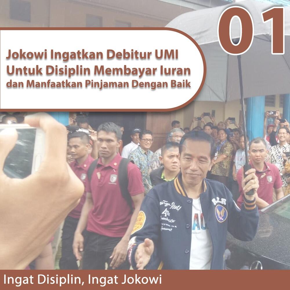 Bertemu Penerima UMi, Jokowi: Hati-Hati Ini Uang Pinjaman