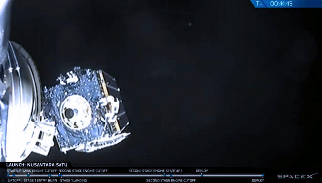 SpaceX Sukses Luncurkan Satelit Indonesia yang bernama Satelit Nusantara Satu