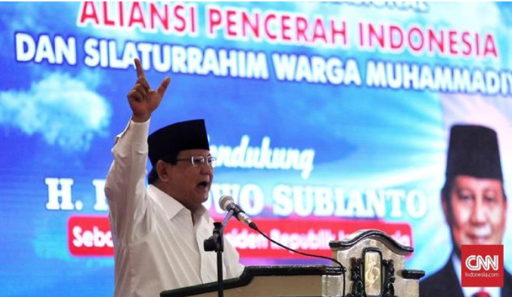 Prabowo: Indonesia Pendarahan, Hidup dari Transfusi Utang