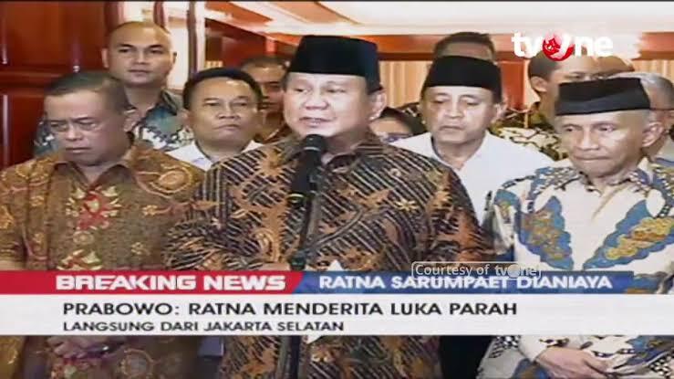 Prabowo: Otak Jahat Banyak Kumpul di Dunia Intel