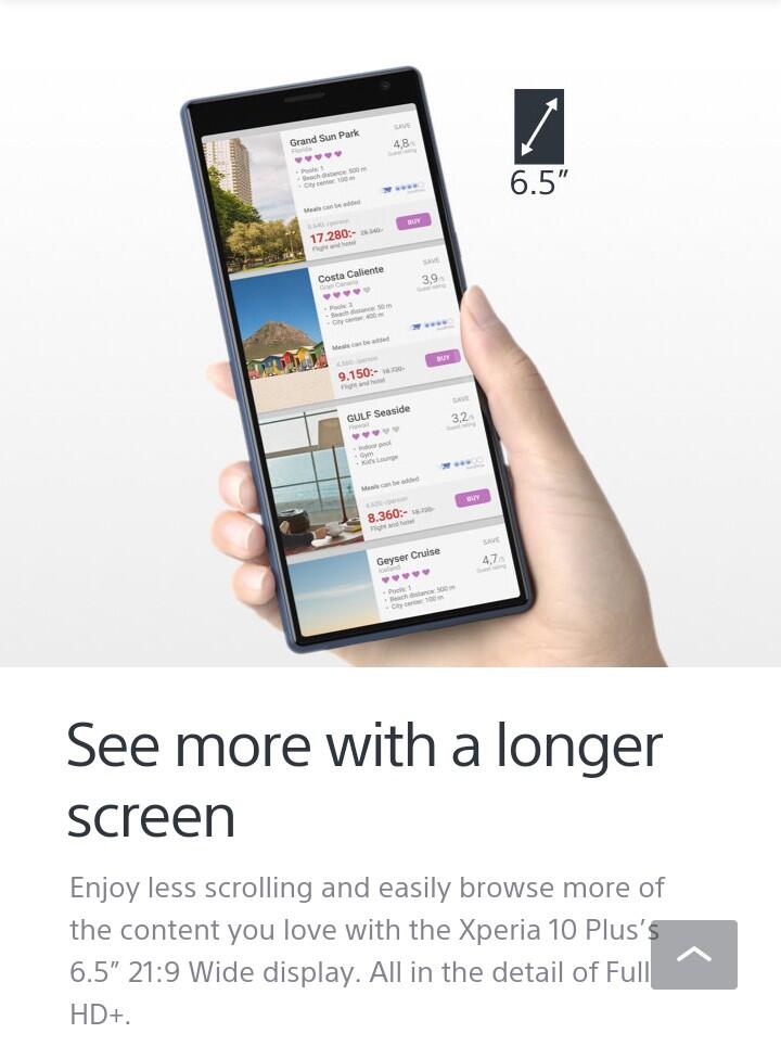 SONY XPERIA 10 and 10 PLUS. The Cinematic Phone that fits in your hand