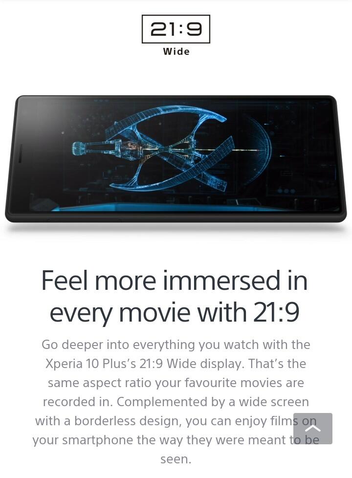 SONY XPERIA 10 and 10 PLUS. The Cinematic Phone that fits in your hand