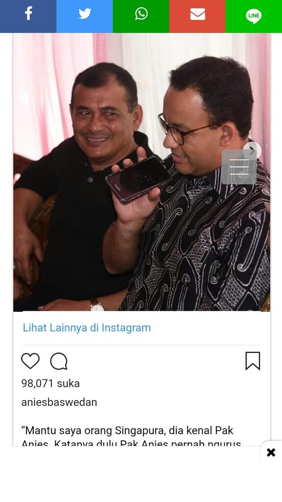 Anies Baswedan Ceritakan Kisahnya Dibantu Petugas Bandara Changi 17 Tahun Lalu