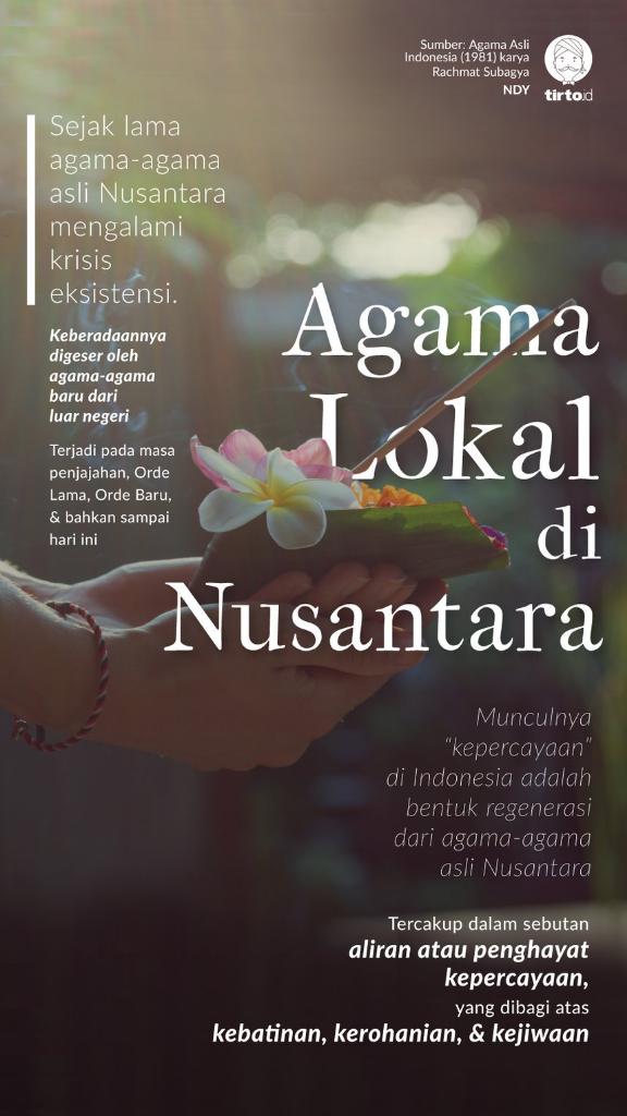 Sejarah Diskriminasi Penganut Agama Lokal di Indonesia