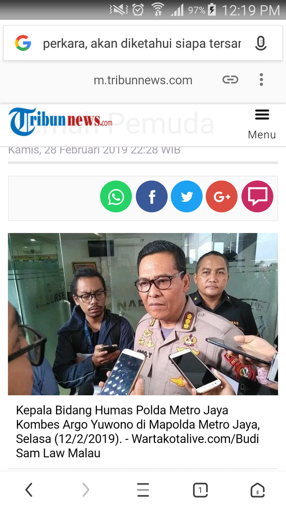 Penyidik Polda Metro Jaya Akan Lakukan Gelar Perkara Kasus Dana Kemah Pemuda