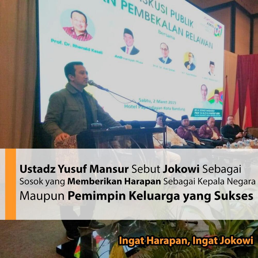 Yusuf Mansur: Jika Beliau Miliki Spirit Nabi Muhammad SAW, Ikuti!