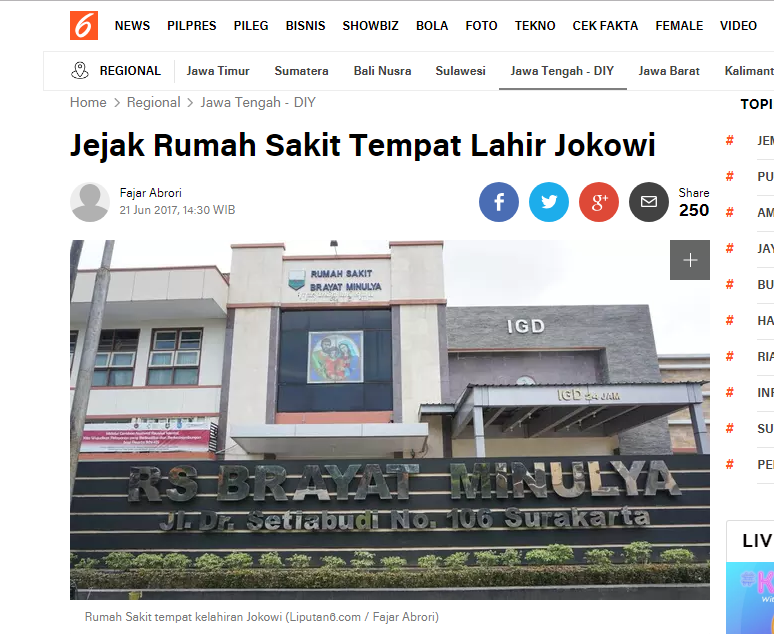 Jokowi: Saya dari Keluarga Tak Mampu, Lahir di Pinggir Kali