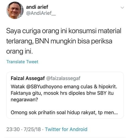 Andi Arief Ditangkap Karena Narkoba, Partai Demokrat Kaget