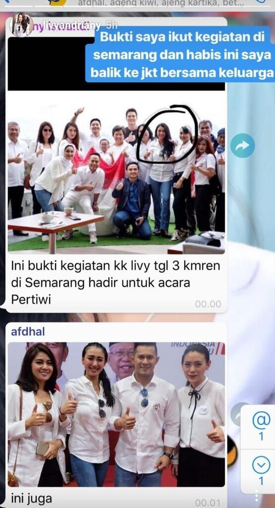 Livy Andriany Tunjukkan Bukti Bukan Perempuan di Kamar Andi Arief