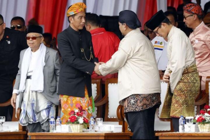 Survei LSI: Elektabilitas Jokowi-Ma'ruf 58,7 Persen, Prabowo-Sandiaga 30.9 Persen