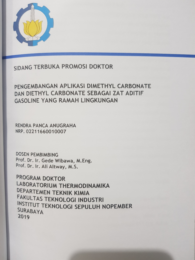 DOKTOR S3 TERMUDA DI INDONESIA SUDAH TERPECAHKAN MAHASISWA ITS SURABAYA