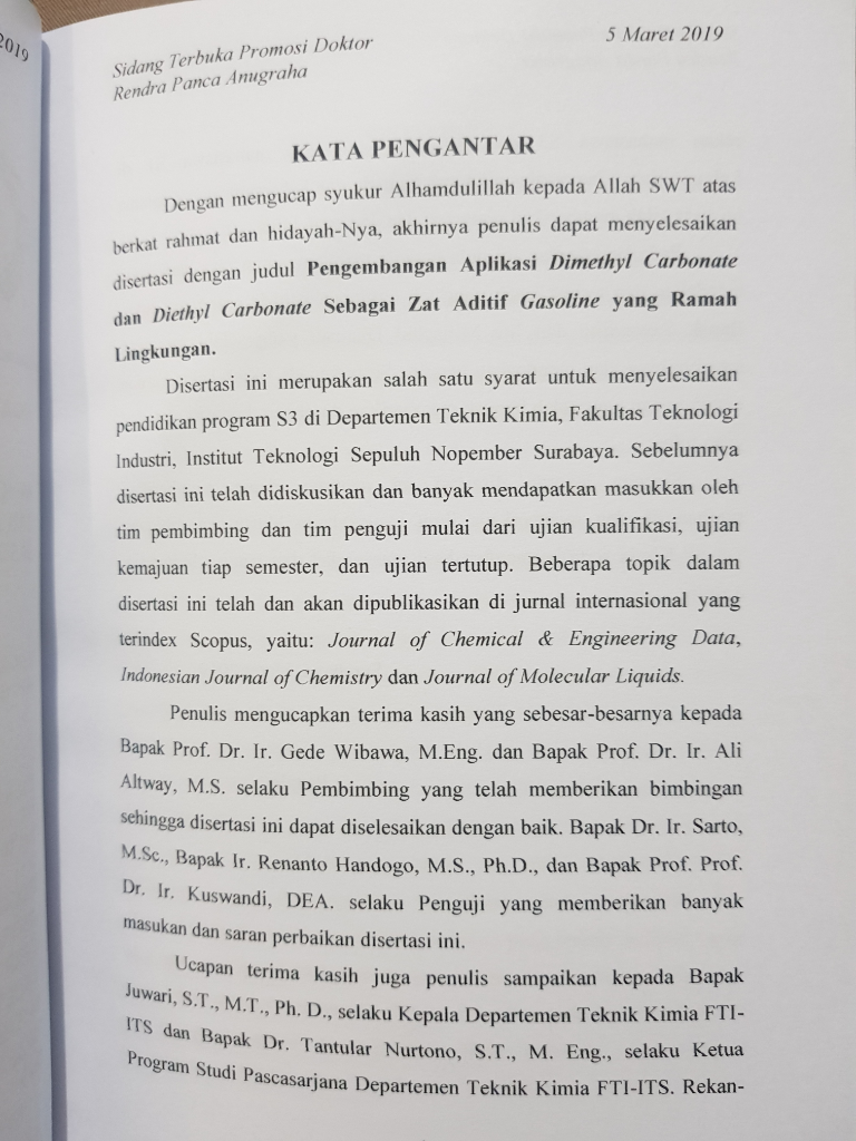 DOKTOR S3 TERMUDA DI INDONESIA SUDAH TERPECAHKAN MAHASISWA ITS SURABAYA