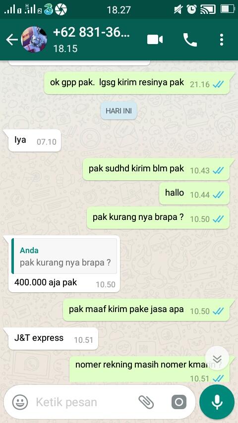 SENI PONSEL , ol shop penipu di BUKALAPAK