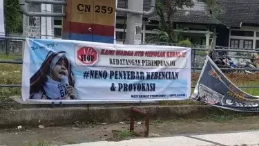Spanduk Tolak Neno Warisman Muncul di Mataram