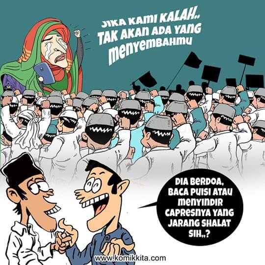 Spanduk Tolak Neno Warisman Muncul di Mataram