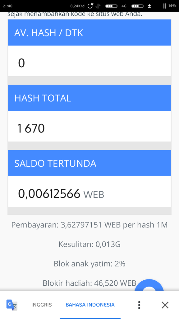 Cara Mining Monero Dan Webchain Gratis Kaskus
