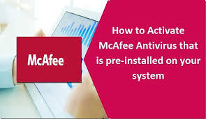How to activate McAfee activation code?