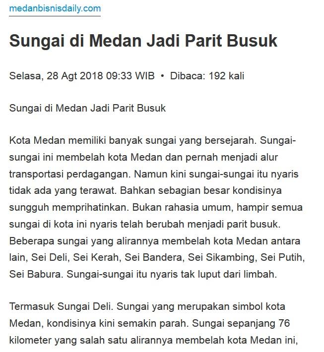  Awas, Buang Air Limbah Sembarangan Kena Denda Rp10 Juta