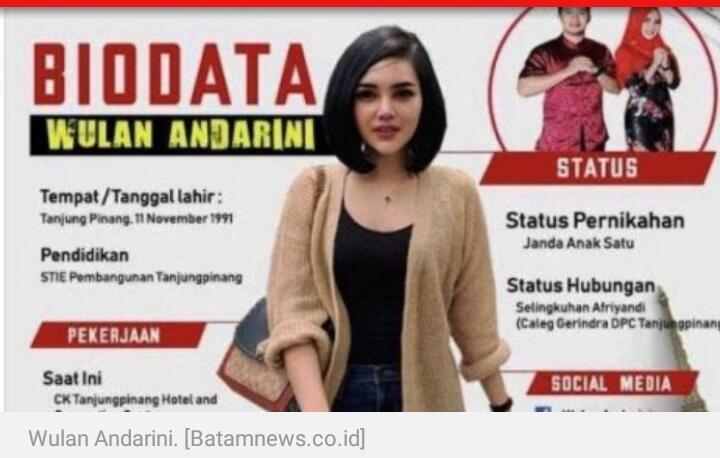 Dituduh Selingkuh Caleg Partai Gerindra, Wulan Lapor Polisi
