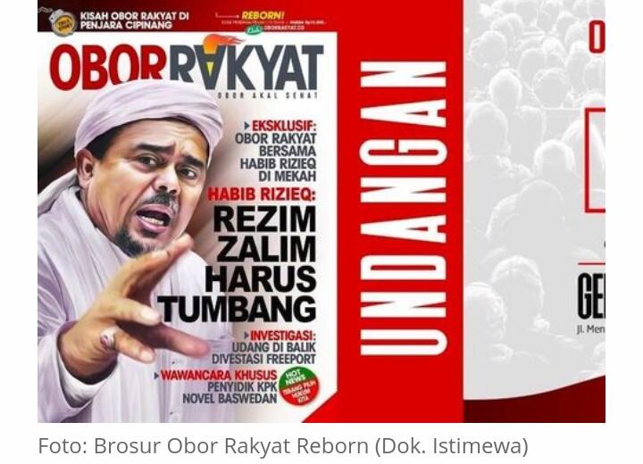Obor Rakyat Akan Terbit Lagi, Gambar Habib Rizieq Jadi Headline