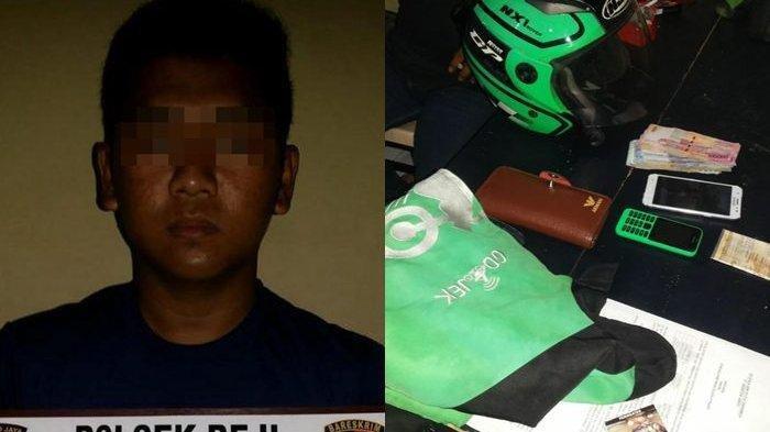 Polres Depok Bekuk Jambret dengan Atribut Ojek Online