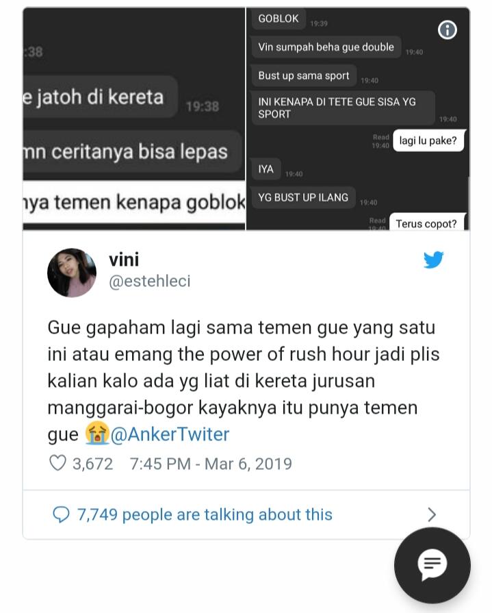 Viral Cerita Wanita Kehilangan Bra Gara-gara Desak-desakan di KRL Bogor