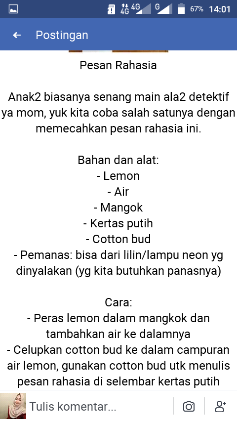 Belajar dan Bermain Bersama Anak - Kegiatan yang Bisa Dilakukan di Rumah/Sekolah