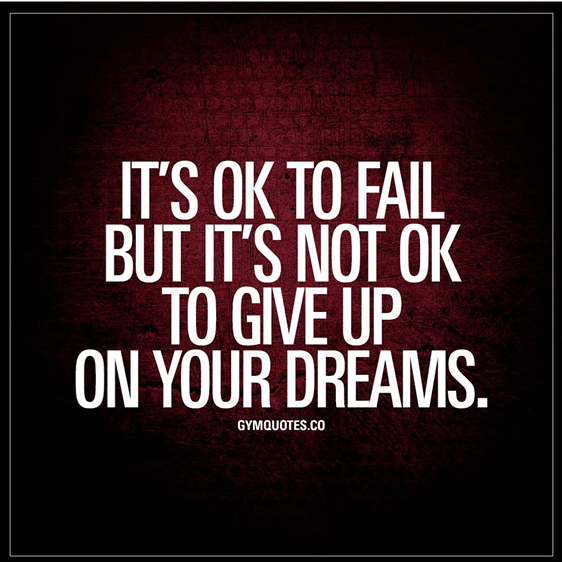 Motivasi : Gagal? Tidak apa-apa kok. It's OK to Fail.