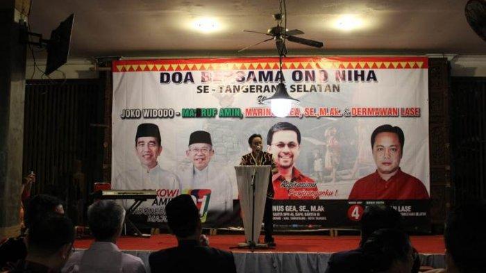 Masyarakat Nias se-Tangerang Selatan Deklarasi Dukung Jokowi-KH Mar'ruf Amin