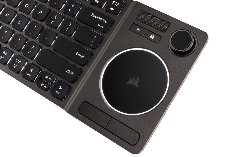 Corsair K83, Keyboard Tanpa Kabel dengan Trackpad dan Gamepad