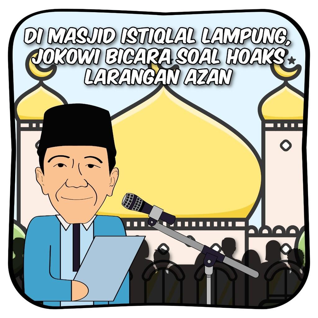 Jokowi: Kita Negara Penduduk Muslim Terbesar di Dunia Kok Azan Dilarang, Logikanya...
